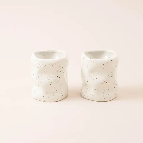Tasse de forme organique, set de 2
