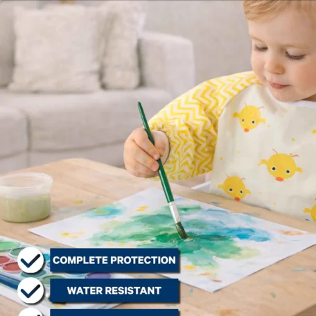 Lätzchen Set mit langen Ärmeln, Tiere