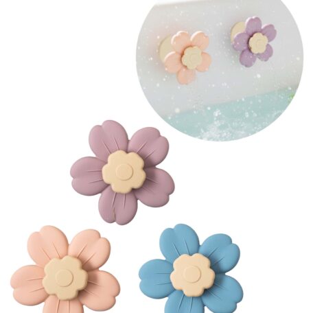 Kinder Badespielzeug Spinning Räder Set, Rosa, 3 Stk.