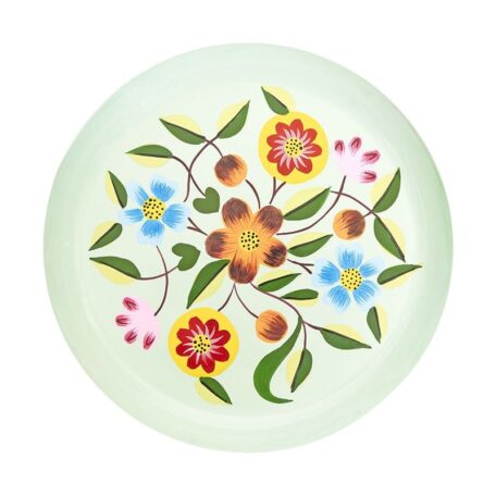 Teller gross Flower Painting