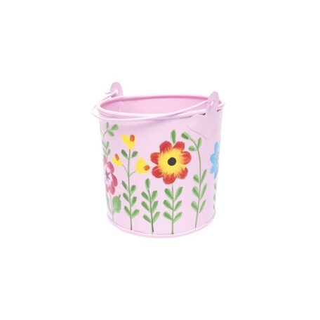 Seau Flower Painting Rose