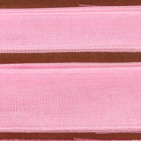 Ruban décoratif rose / ruban cadeau en organza 6 x 2 m