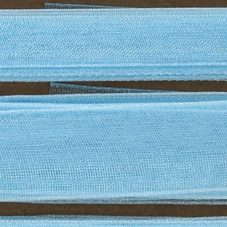Ruban décoratif bleu clair / ruban cadeau en organza 6 x 2 m