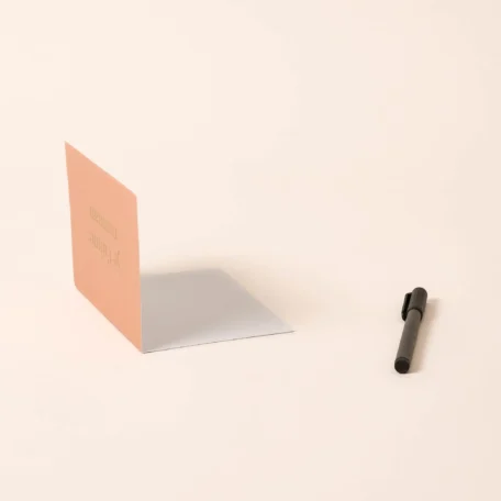 Carte à volet abricot “je t'aime maman”