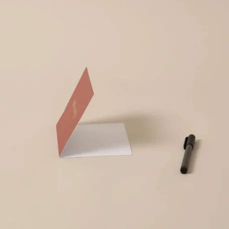 Carte à volet rouille “i love you”.”