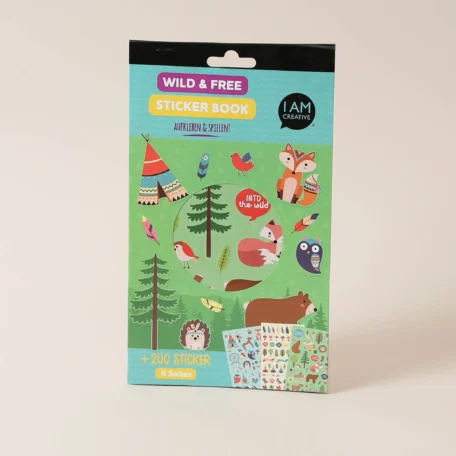 Stickerbook Wild & Free, 6 Blatt