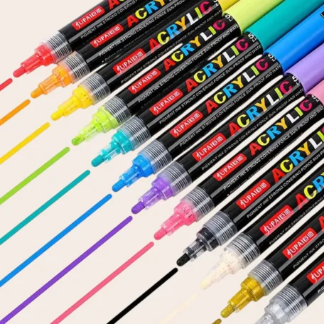 Wasserfeste Acryl Permanent Marker, 24 Stk.