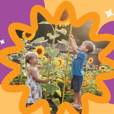 FleuropKIDS-Set «Sonnenblumen-Wettrennen»