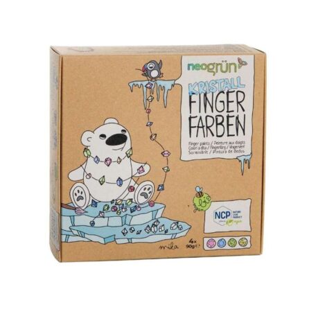 Neogrün Fingerfarben Kristall