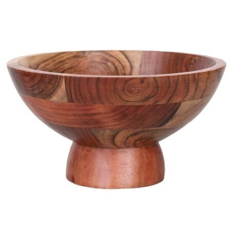 Coupe à fruits en acacia
