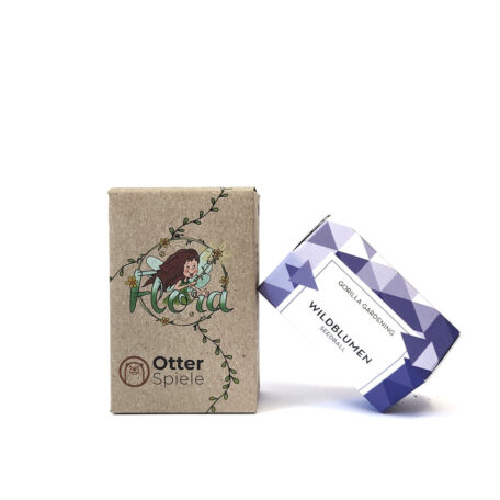 Flora Kartenspiel mit Wildblumen Seedballs