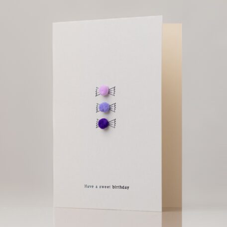 Karte Candy Violet assorti