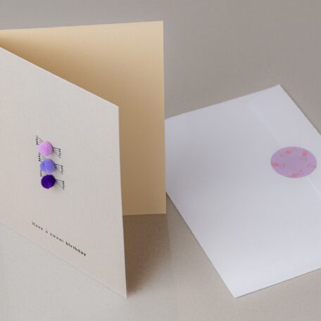 Karte Candy Violet assorti