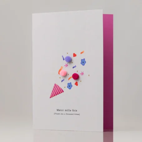 Carte « Party popper »