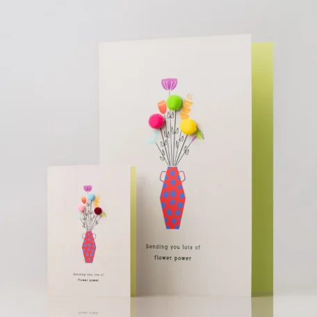 Carte « Vase » au format A4