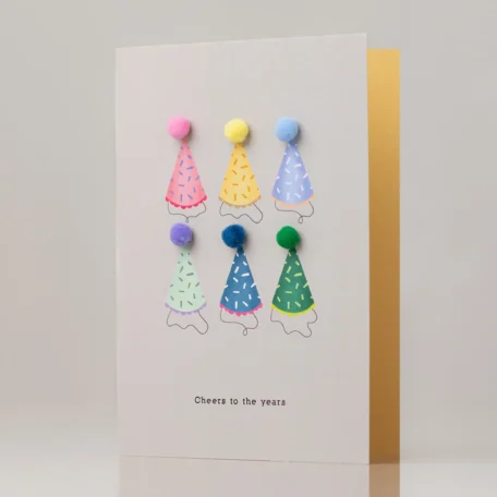 Carte « Party hats »