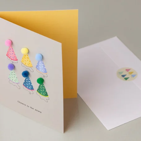 Carte « Party hats »