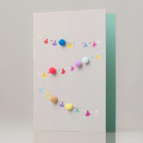 Carte « Festive tassels »