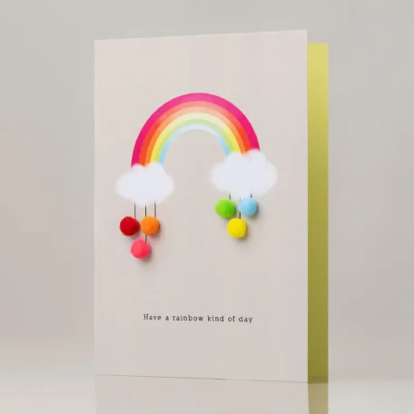 Carte « Rainbow and clouds »