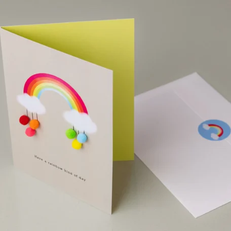 Carte « Rainbow and clouds »