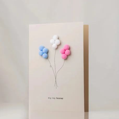Karte Balloons - Assorti A4