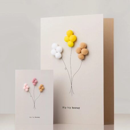 Karte Balloons - Assorti A4