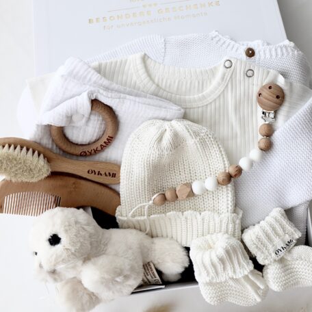 Baby Geschenkbox Weiss