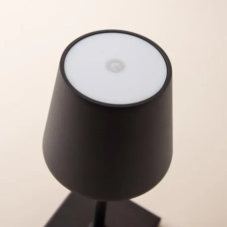 LED Lampe mit Touch Steuerung, schwarz