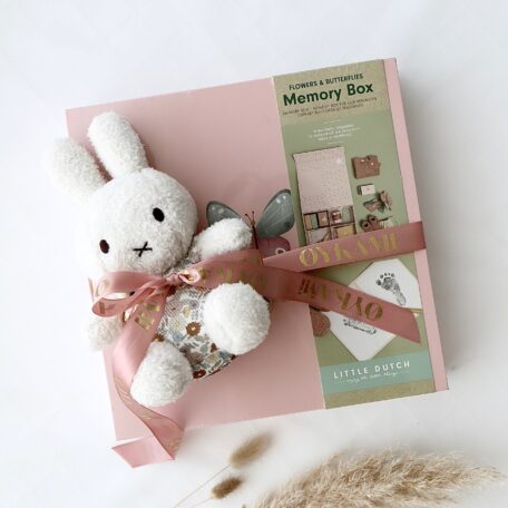 Boîte à souvenirs de bébé rose - Miffy