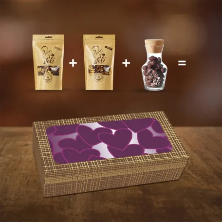 Geschenk-Box Love 467 g inkl. Nuss-Spender stoli
