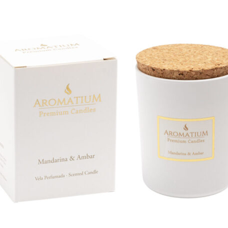 Duftkerze Premium Mandarine & Amber 140 gr