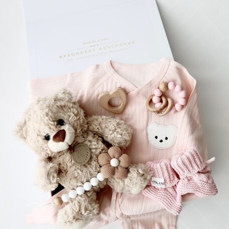 Coffret cadeau pour bébé Teddy Lou Rose