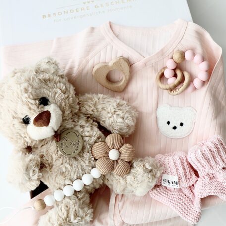 Coffret cadeau pour bébé Teddy Lou Rose
