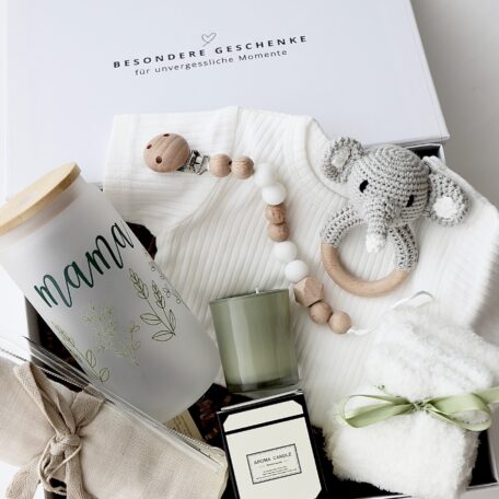 Coffret cadeau maman & bébé « Copenhague » Éléphant
