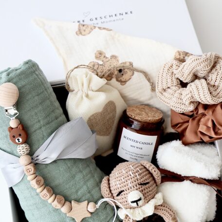 Coffret cadeau maman & bébé « Copenhague » Ours