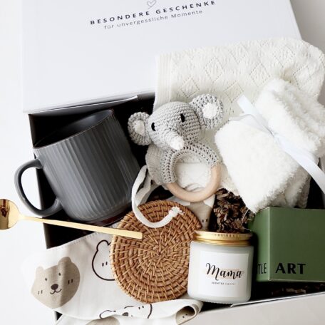 Coffret cadeau maman & bébé « Oslo » Éléphant