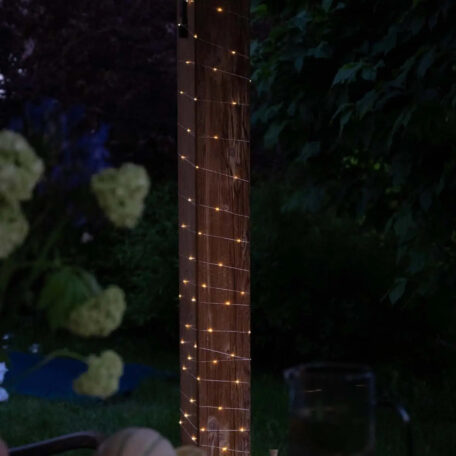 LED Draht Lichterkette mit 8 Modi - Warmweiss, 20 m