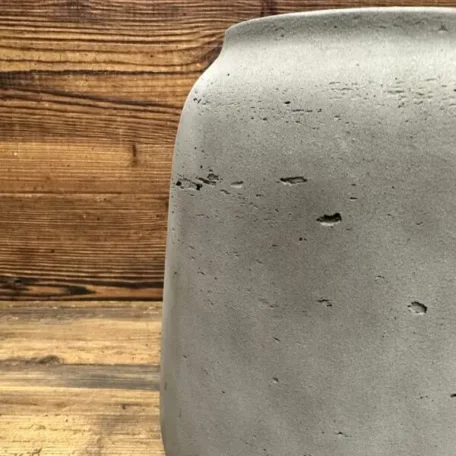 100% Wasserdichte Fiberclay-Vase, Mahir L, Mocha Washed