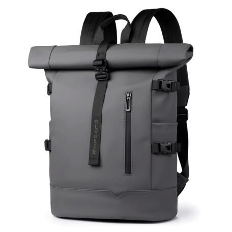 Rucksack wasserdicht, mattgrau