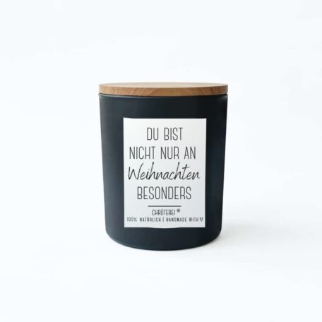 Aromakerze Du bist nicht nur an Weihnachten besonders