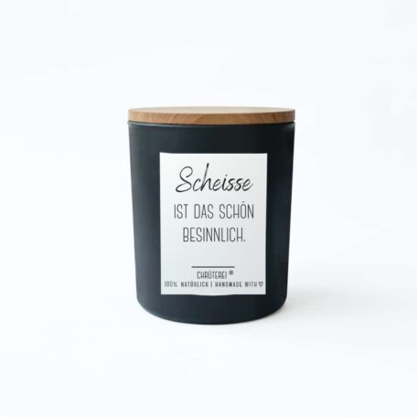 Aromakerze Scheisse ist das schön besinnlich