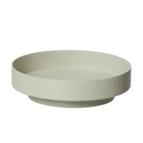 Säulenkerzenhalter Beige D11xH3cm