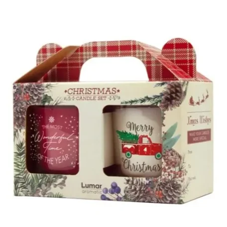Geschenkset Duftkerzen Duo Weihnachten