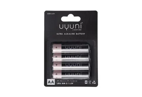 AA-Batterie, 1,5 V, 2300 mAh, 4er-Pack