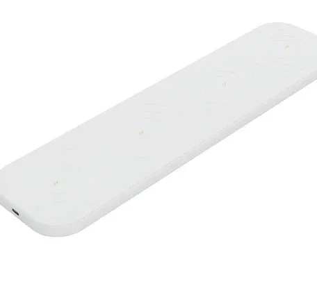 Wiederaufladbarer LED-Sockel, gross, USB-C, weiss, 40 x 10 cm