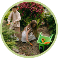 Kids im Grünen_Bubble